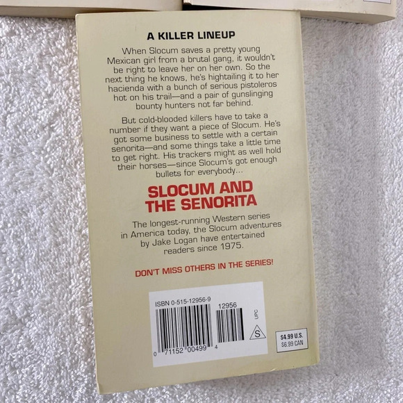 Vintage  Jake Logan Action Western Romance Novels x3 - Picture 11 of 12